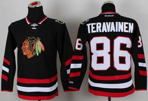 Blackhawks #86 Teuvo Teravainen Black 2014 Stadium Series Stitched Youth NHL Jersey Blackhawks #86 Teuvo Teravainen Black 2014 Stadium Series Stitched Youth NHL Jersey