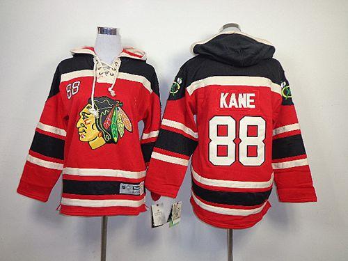 Blackhawks #88 Patrick Kane Red Sawyer Hooded Sweatshirt Stitched Youth NHL Jersey Blackhawks #88 Patrick Kane Red Sawyer Hooded Sweatshirt Stitched Youth NHL Jersey