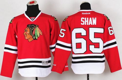 Blackhawks #65 Andrew Shaw Red Stitched Youth NHL Jersey Blackhawks #65 Andrew Shaw Red Stitched Youth NHL Jersey