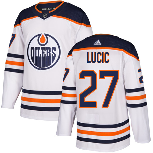 Adidas Oilers #27 Milan Lucic White Road Authentic Stitched Youth NHL Jersey Adidas Oilers #27 Milan Lucic White Road Authentic Stitched Youth NHL Jersey