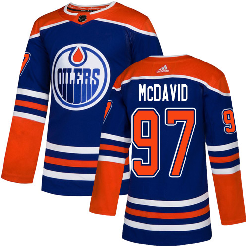 Adidas Oilers #97 Connor McDavid Royal Alternate Authentic Stitched Youth NHL Jersey Adidas Oilers #97 Connor McDavid Royal Alternate Authentic Stitched Youth NHL Jersey
