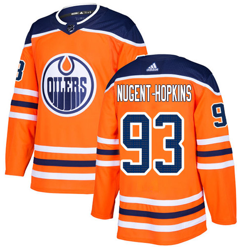 Adidas Oilers #93 Ryan Nugent-Hopkins Orange Home Authentic Stitched Youth NHL Jersey Adidas Oilers #93 Ryan Nugent-Hopkins Orange Home Authentic Stitched Youth NHL Jersey