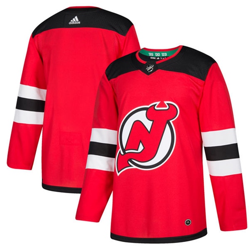 Adidas Devils Blank Red Home Authentic Stitched Youth NHL Jersey