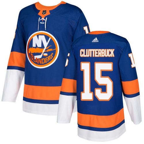 Adidas Islanders #15 Cal Clutterbuck Royal Blue Home Authentic Stitched Youth NHL Jersey Adidas Islanders #15 Cal Clutterbuck Royal Blue Home Authentic Stitched Youth NHL Jersey