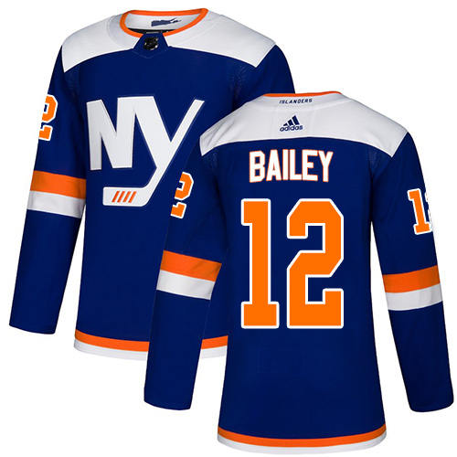 Adidas Islanders #12 Josh Bailey Blue Alternate Authentic Stitched Youth NHL Jersey