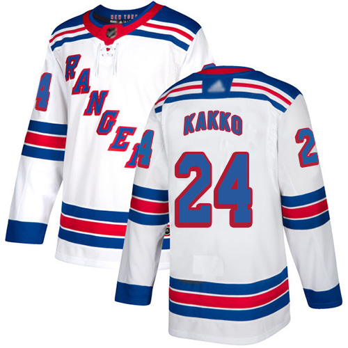 Adidas Rangers #24 Kaapo Kakko White Road Authentic Stitched Youth NHL Jersey Adidas Rangers #24 Kaapo Kakko White Road Authentic Stitched Youth NHL Jersey