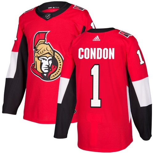 Adidas Senators #1 Mike Condon Red Home Authentic Stitched Youth NHL Jersey Adidas Senators #1 Mike Condon Red Home Authentic Stitched Youth NHL Jersey