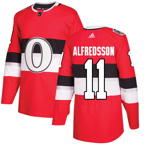 Adidas Senators #11 Daniel Alfredsson Red Authentic 2017 100 Classic Stitched Youth NHL Jersey Adidas Senators #11 Daniel Alfredsson Red Authentic 2017 100 Classic Stitched Youth NHL Jersey