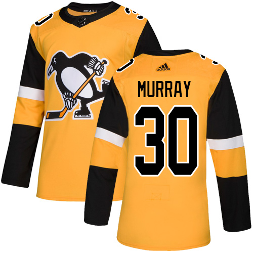 Adidas Penguins #30 Matt Murray Gold Alternate Authentic Stitched Youth NHL Jersey Adidas Penguins #30 Matt Murray Gold Alternate Authentic Stitched Youth NHL Jersey