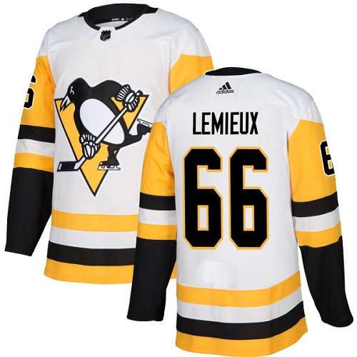 Adidas Penguins #66 Mario Lemieux White Road Authentic Stitched Youth NHL Jersey Adidas Penguins #66 Mario Lemieux White Road Authentic Stitched Youth NHL Jersey