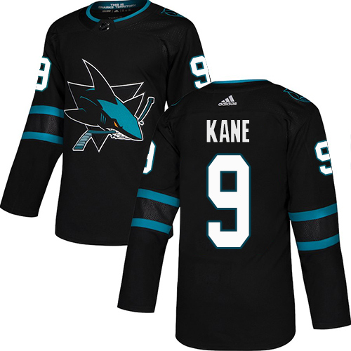 Adidas Sharks #9 Evander Kane Black Alternate Authentic Stitched Youth NHL Jersey Adidas Sharks #9 Evander Kane Black Alternate Authentic Stitched Youth NHL Jersey