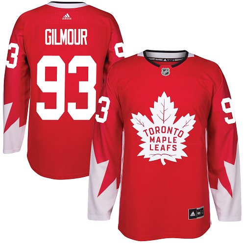 Adidas Maple Leafs #93 Doug Gilmour Red Team Canada Authentic Stitched Youth NHL Jersey Adidas Maple Leafs #93 Doug Gilmour Red Team Canada Authentic Stitched Youth NHL Jersey
