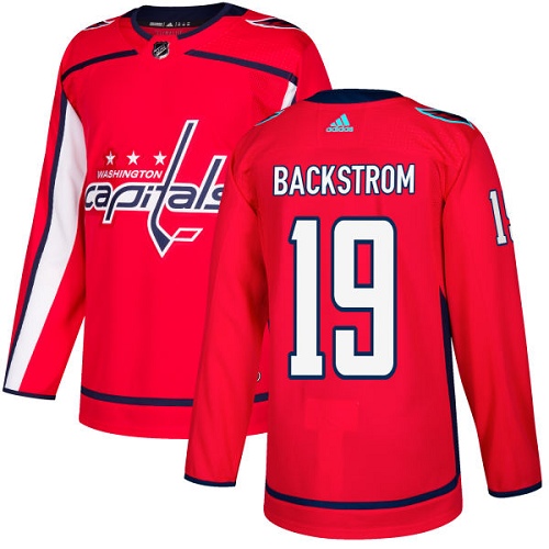 Adidas Capitals #19 Nicklas Backstrom Red Home Authentic Stitched Youth NHL Jersey Adidas Capitals #19 Nicklas Backstrom Red Home Authentic Stitched Youth NHL Jersey
