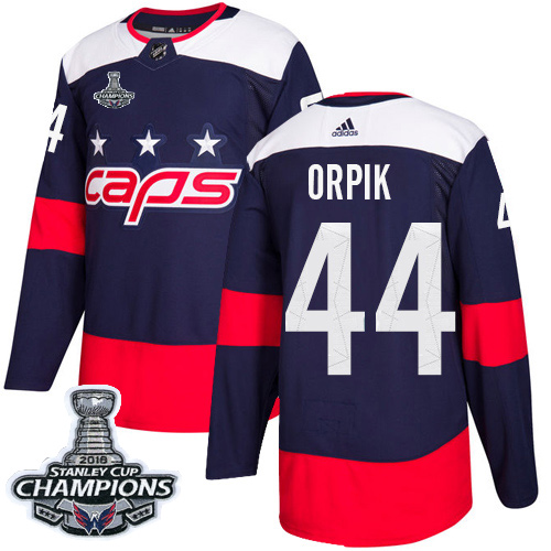 Adidas Capitals #44 Brooks Orpik Navy Authentic 2018 Stadium Series Stanley Cup Final Champions Stitched Youth NHL Jersey Adidas Capitals #44 Brooks Orpik Navy Authentic 2018 Stadium Series Stanley Cup Final Champions Stitched Youth NHL Jersey