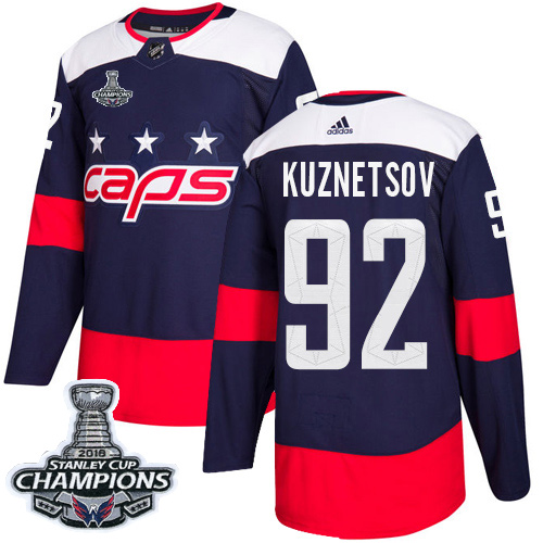 Adidas Capitals #92 Evgeny Kuznetsov Navy Authentic 2018 Stadium Series Stanley Cup Final Champions Stitched Youth NHL Jersey Adidas Capitals #92 Evgeny Kuznetsov Navy Authentic 2018 Stadium Series Stanley Cup Final Champions Stitched Youth NHL Jersey