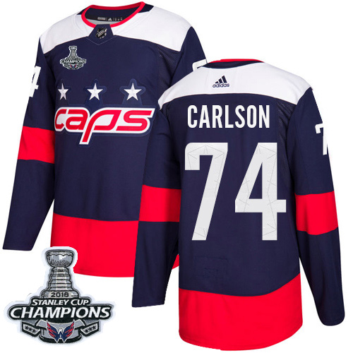 Adidas Capitals #74 John Carlson Navy Authentic 2018 Stadium Series Stanley Cup Final Champions Stitched Youth NHL Jersey Adidas Capitals #74 John Carlson Navy Authentic 2018 Stadium Series Stanley Cup Final Champions Stitched Youth NHL Jersey