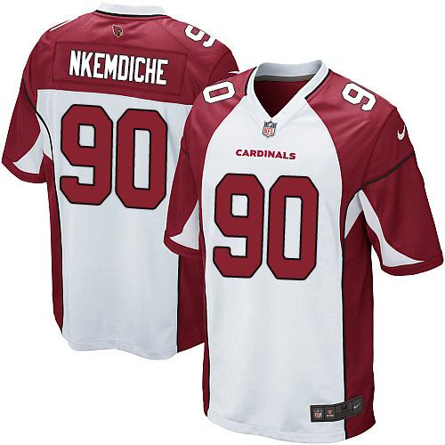 Nike Cardinals #90 Robert Nkemdiche White Alternate Youth Stitched NFL Elite Jersey Nike Cardinals #90 Robert Nkemdiche White Alternate Youth Stitched NFL Elite Jersey