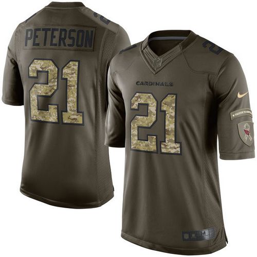 Nike Cardinals #21 Patrick Peterson Green Youth Stitched NFL Limited Salute to Service Jersey Nike Cardinals #21 Patrick Peterson Green Youth Stitched NFL Limited Salute to Service Jersey