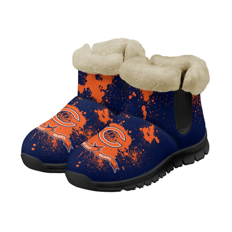 Men's Chicago Bears 2024 Snow Boots/Shoes 001(Pls check description for details)