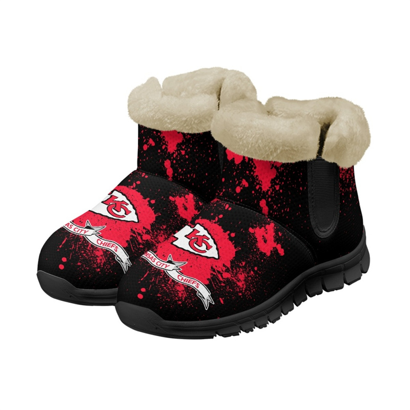 Men's Kansas City Chiefs 2024 Snow Boots/Shoes 001(Pls check description for details)