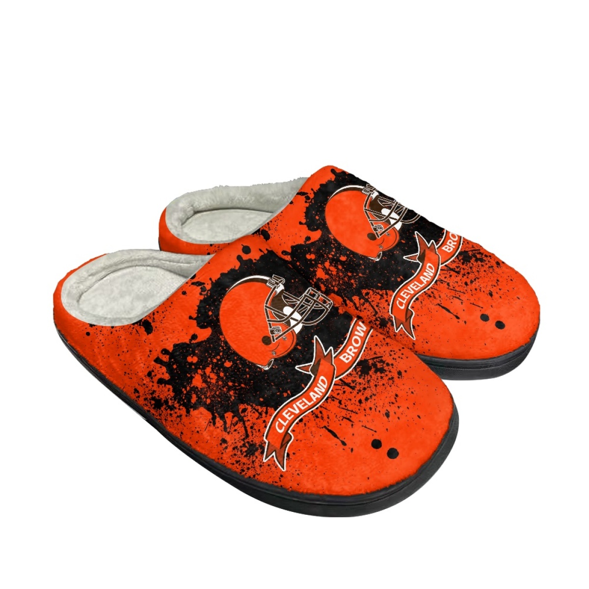 Men's Cleveland Browns Slippers/Shoes 006 Men's Cleveland Browns Slippers/Shoes 006