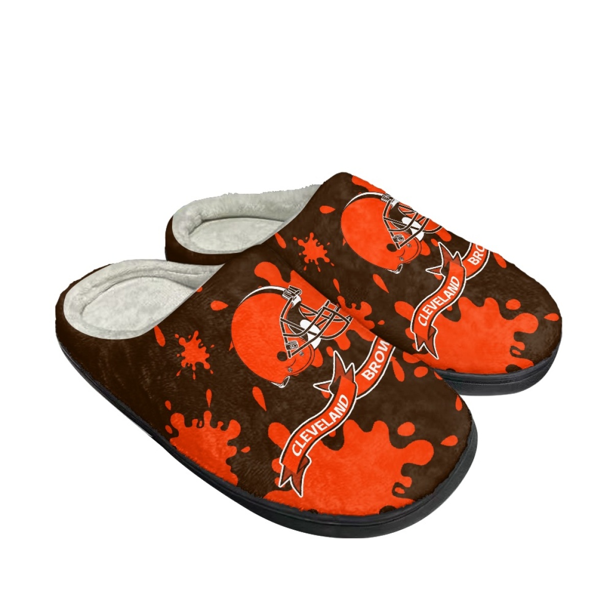 Men's Cleveland Browns Slippers/Shoes 005 Men's Cleveland Browns Slippers/Shoes 005