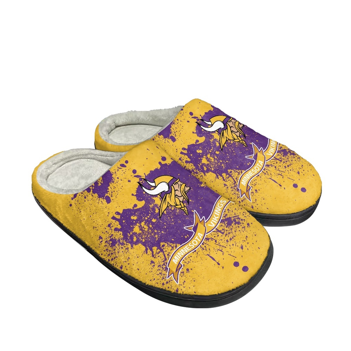 Men's Minnesota Vikings Slippers/Shoes 005 Men's Minnesota Vikings Slippers/Shoes 005