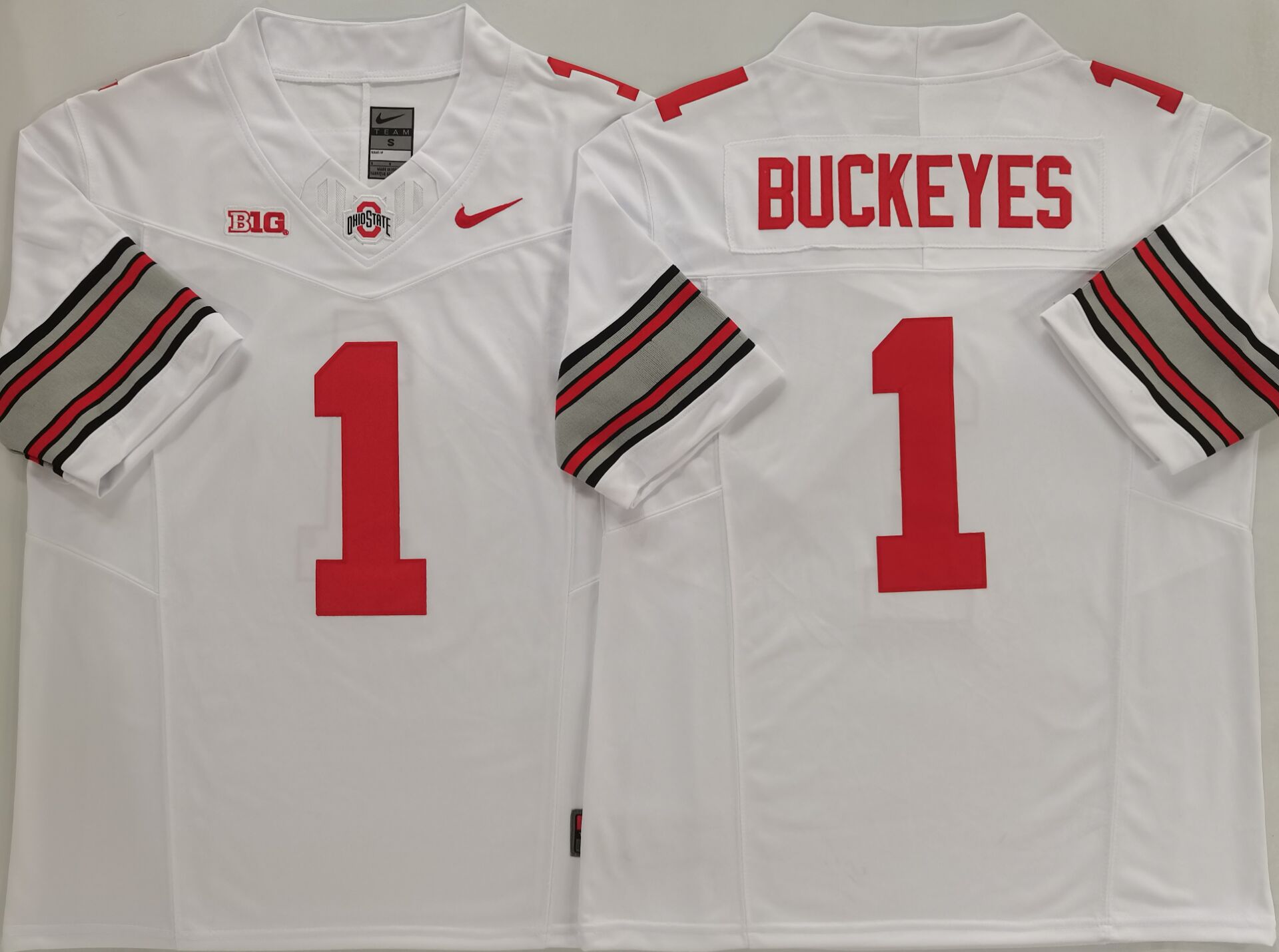 Men's Ohio State Buckeyes #1 Buckeyes White 2025 F.U.S.E. Limited Stitched Jersey