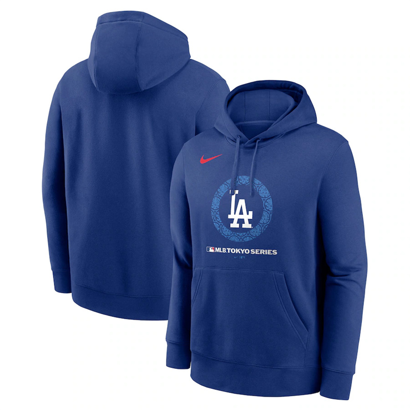 Men's Los Angeles Dodgers Royal 2025 Tokyo Series Pullover Hoodie Men's Los Angeles Dodgers Royal 2025 Tokyo Series Pullover Hoodie