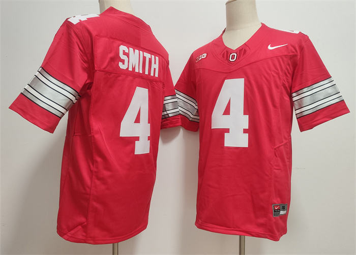 Men's Ohio State Buckeyes #4 Jeremiah Smith Black F.U.S.E. Limited Stitched Jerse
