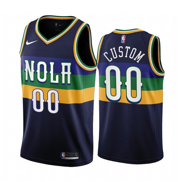 Men's New Orleans Pelicans Active Player Custom 2022/23 Black City Edition Stitched Basketball Jersey Men's New Orleans Pelicans Active Player Custom 2022/23 Black City Edition Stitched Basketball Jersey