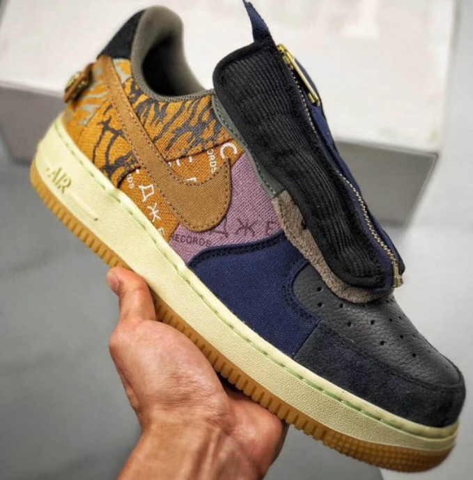 Men's Air Force 1 Travis Scott "Cactus Jack" Shoes