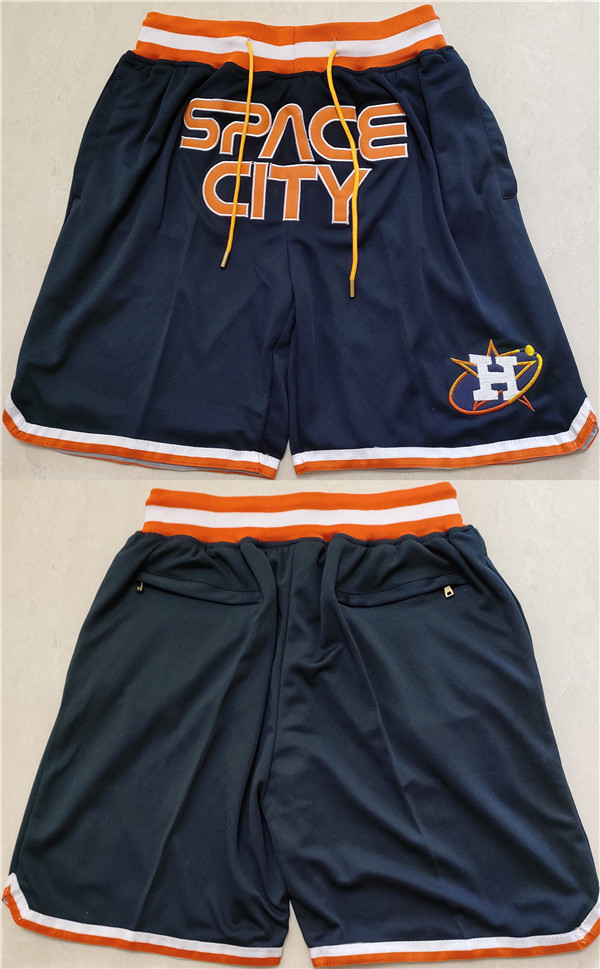 Men's Houston Astros Navy Shorts(Run Small) Men's Houston Astros Navy Shorts(Run Small)