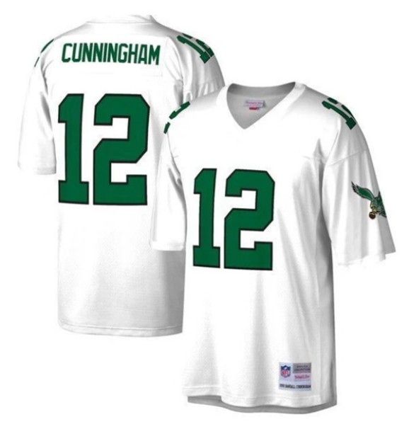 Toddlers Philadelphia Eagles #12 Randall Cunningham White Stitched Jersey Toddlers Philadelphia Eagles #12 Randall Cunningham White Stitched Jersey