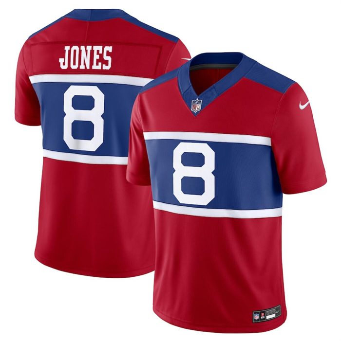 Youth New York Giants #8 Daniel Jones Century Red Alternate Vapor F.U.S.E. Limited Stitched Football Jersey Youth New York Giants #8 Daniel Jones Century Red Alternate Vapor F.U.S.E. Limited Stitched Football Jersey