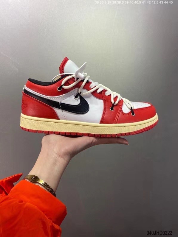 Men's Running Weapon Air Jordan 1 Low "Chicago Bulls'' Shoes 153 Men's Running Weapon Air Jordan 1 Low "Chicago Bulls'' Shoes 153