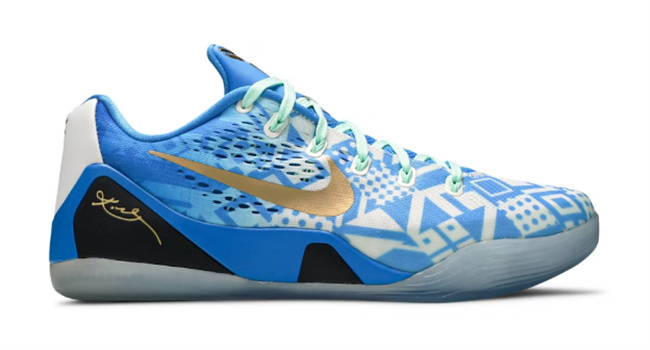Men's Running Weapon Kobe 9 EM Low Hyper Cobalt Shoes 075