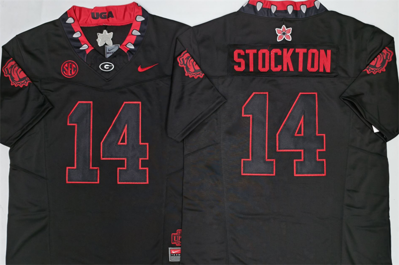 Georgia Bulldogs #14 Gunner Stockton White 2026 F.U.S.E. Stitched Jersey