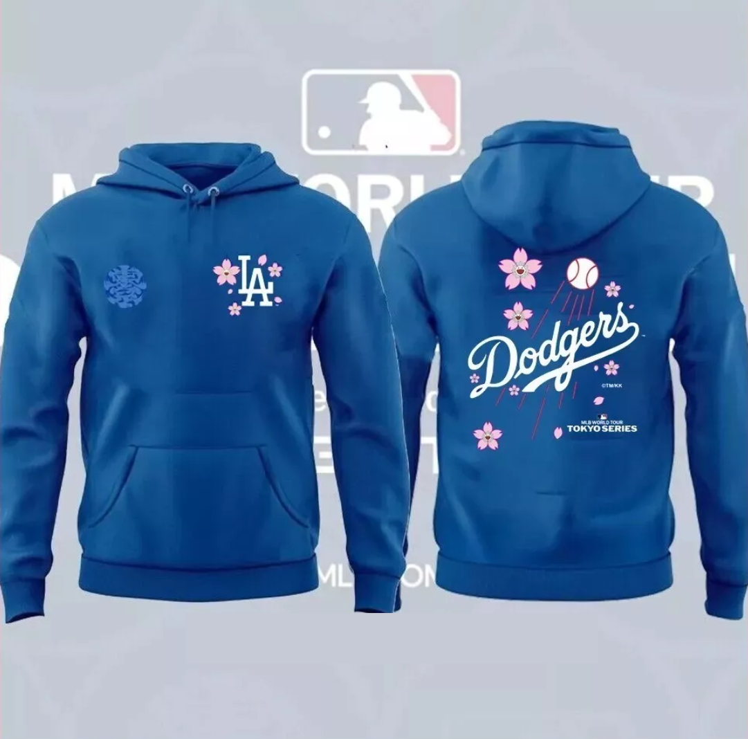 Men's Los Angeles Dodgers Royal 2025 Tokyo Series Pullover Hoodie Men's Los Angeles Dodgers Royal 2025 Tokyo Series Pullover Hoodie