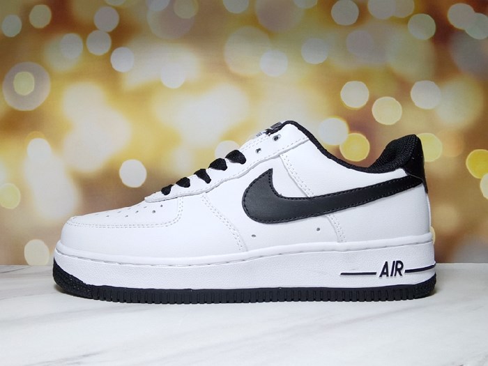Men's Air Force 1 Low White/Black Shoes 0231 Men's Air Force 1 Low White/Black Shoes 0231
