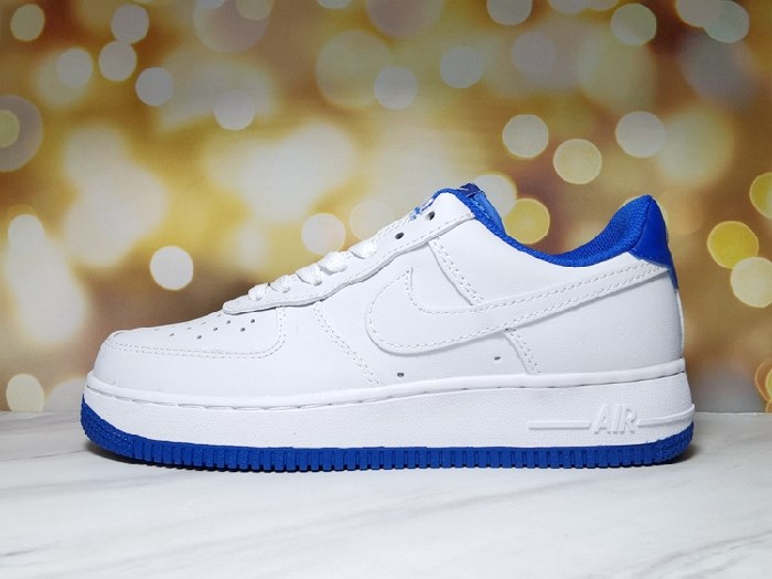 Men's Air Force 1 Low White/Royal Shoes 0233 Men's Air Force 1 Low White/Royal Shoes 0233