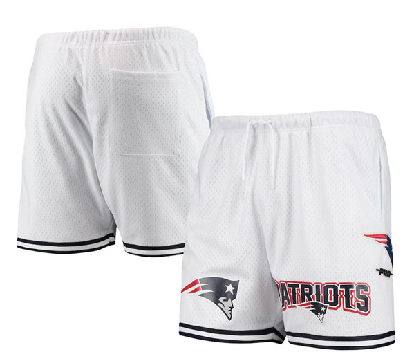 Men's New England Patriots White Shorts (Run Small) Men's New England Patriots White Shorts (Run Small)