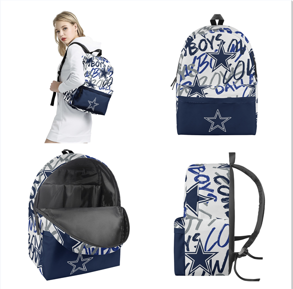 Dallas Cowboys All Over Print  Polyester Backpack 001