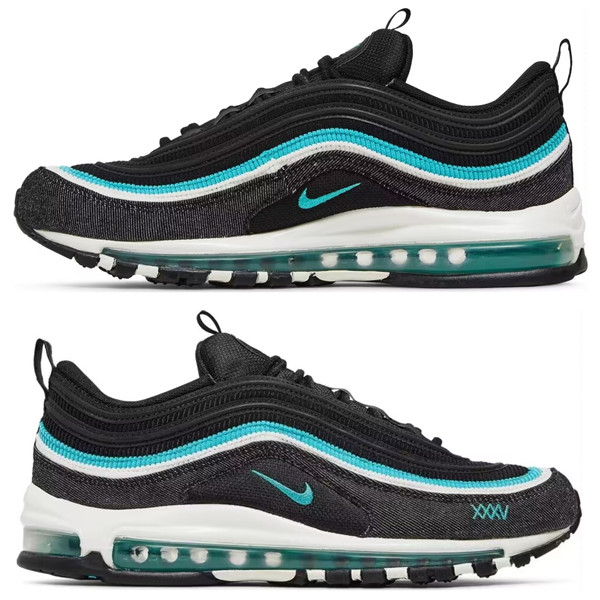 Men's Running Weapon Air Max 97 Olive Green Goat Shoes 059
