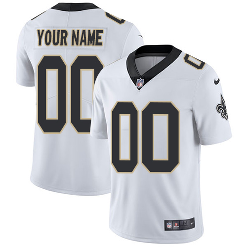 Youth New Orleans Saints ACTIVE PLAYER Custom White Vapor Untouchable Limited Stitched NFL Jersey Youth New Orleans Saints ACTIVE PLAYER Custom White Vapor Untouchable Limited Stitched NFL Jersey