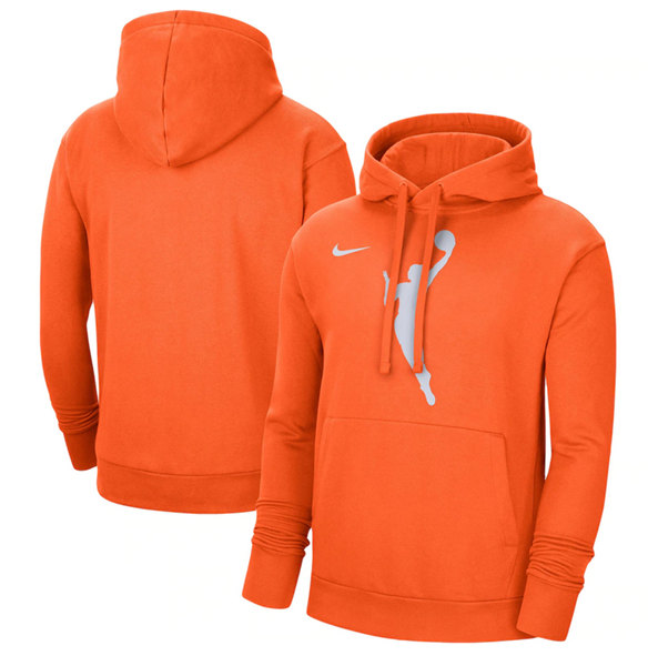 Women Blank Orange Pullover Hoodie Women Blank Orange Pullover Hoodie