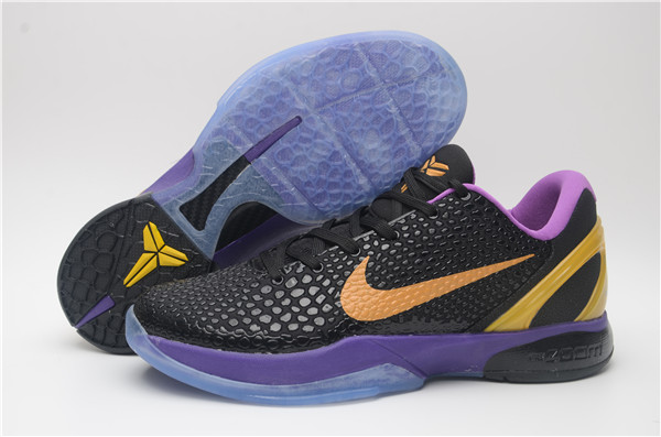 Men's Running Weapon Kobe 6 Black/Yellow/Purple Shoes 061 Men's Running Weapon Kobe 6 Black/Yellow/Purple Shoes 061