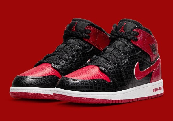 Men's Running Weapon Air Jordan 1 Black Red Shoes 0261 Men's Running Weapon Air Jordan 1 Black Red Shoes 0261
