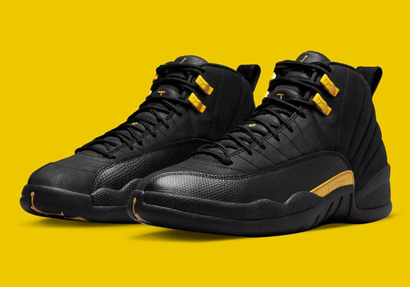 Men's Running Weapon Air Jordan 12 'Black/Taxi' Shoes 039