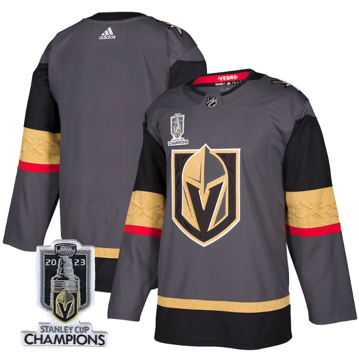 Men's Vegas Golden Knights Blank Gray 2023 Stanley Cup Champions Stitched Jersey Men's Vegas Golden Knights Blank Gray 2023 Stanley Cup Champions Stitched Jersey